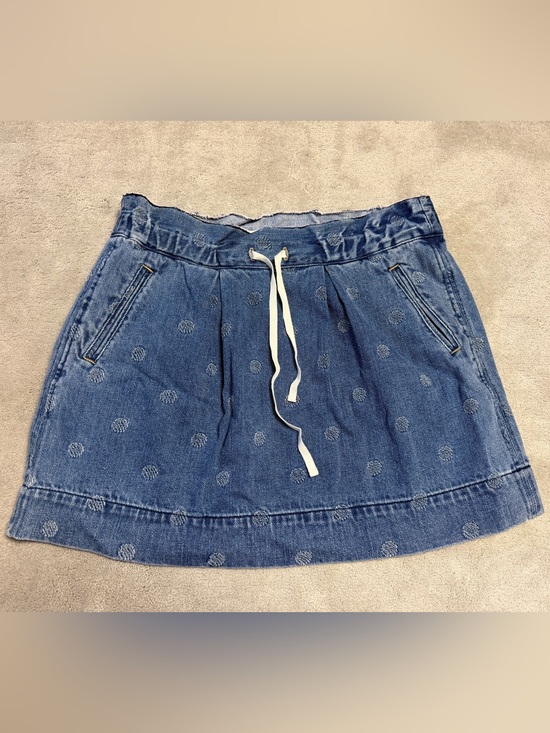 Marc By Marc Jacobs Dresses & Skirts - MARC BY MARC JACOBS STANDARD SUPPLY POLKA DOT DENIM POCKET SKIRT SIZE LARGE